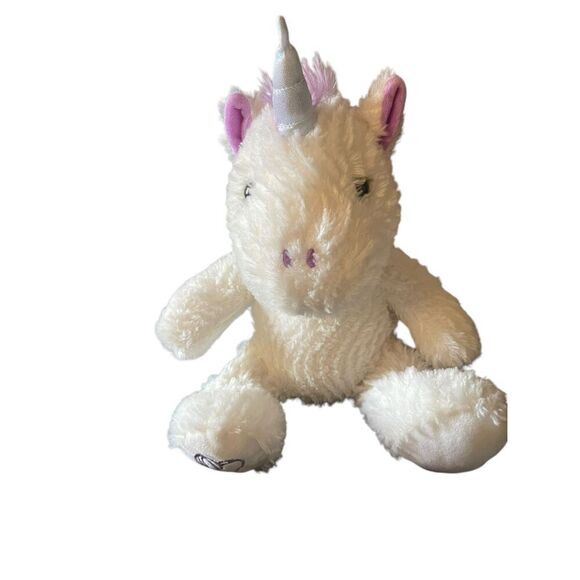 Homerbeat Kids White Polyester Fiber Unicorn Plush Stuffed Animal - Picture 2 of 13